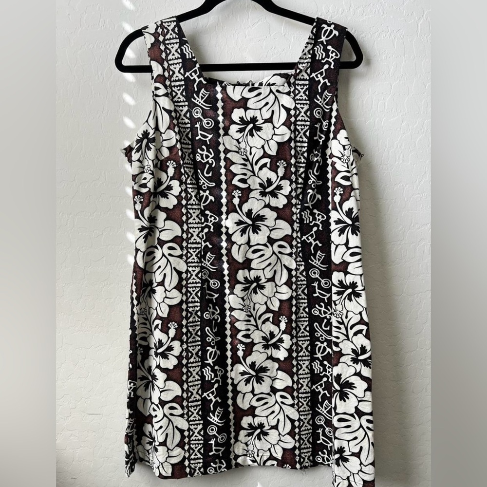 Reworked vintage aloha wear shift mini dress